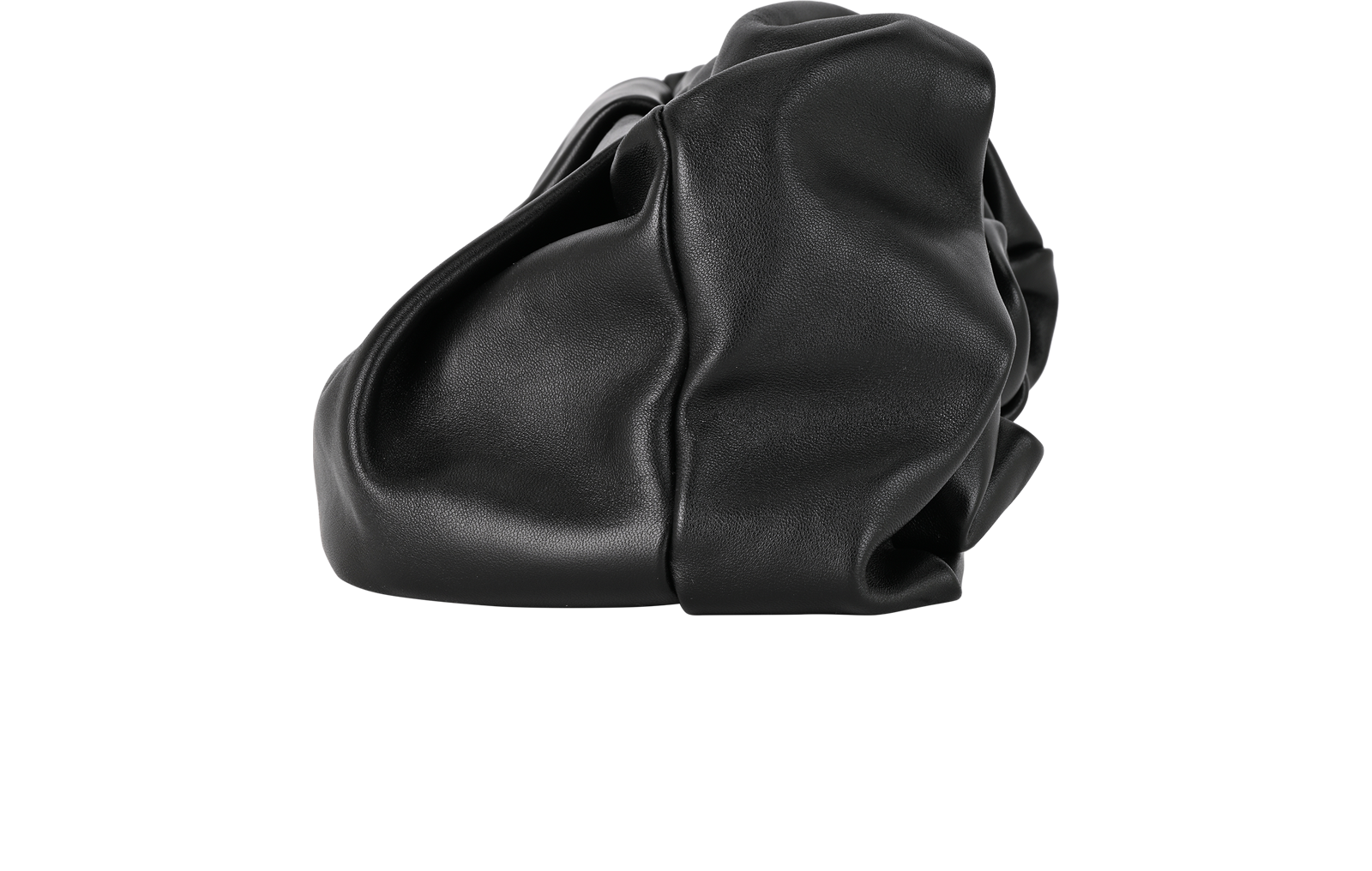 Rose Clutch, &pound;450, Handbags, Black, Leather, Side view